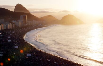 Copacabana, 3milioni per Papa Francesco 3