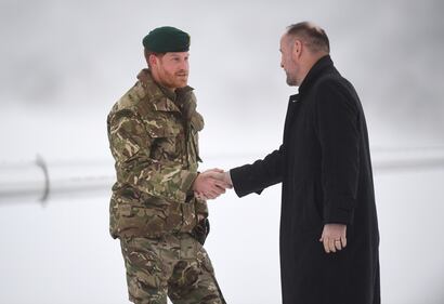 Il Principe Harry per i 50 anni del Commando Helicopter Force 7