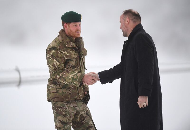 Il Principe Harry per i 50 anni del Commando Helicopter Force 7