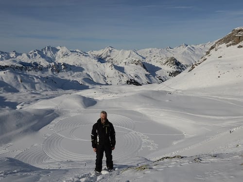 Simon Beck, l'artista della neve