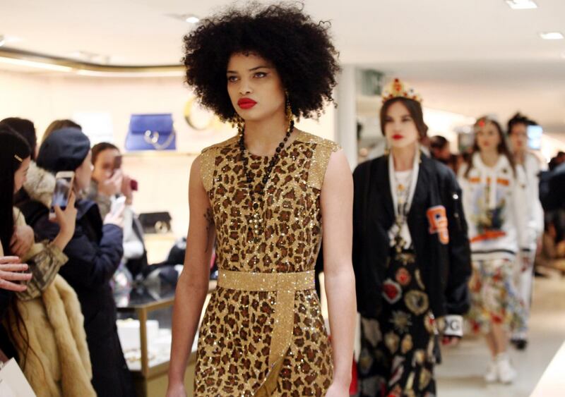 Dolce & Gabbana, sfilata alla Rinascente 1