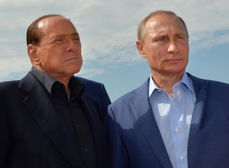 Il Cav da Putin 2