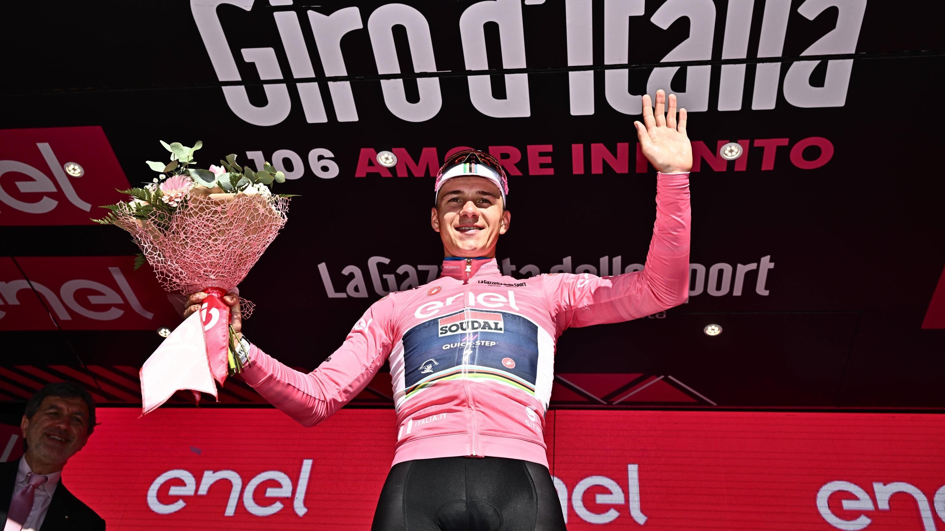Missile tricolore al Giro ma non è Top... Ganna. Evenepoel già padrone