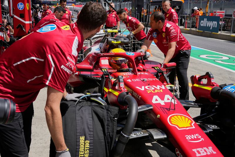 F1 Austria FP1 Hamilton