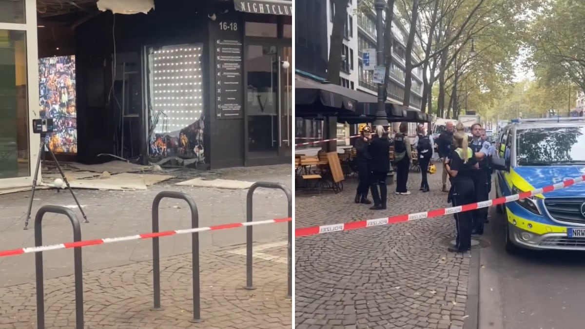 Paura in centro a Colonia: esplode un ordigno davanti a una discoteca
