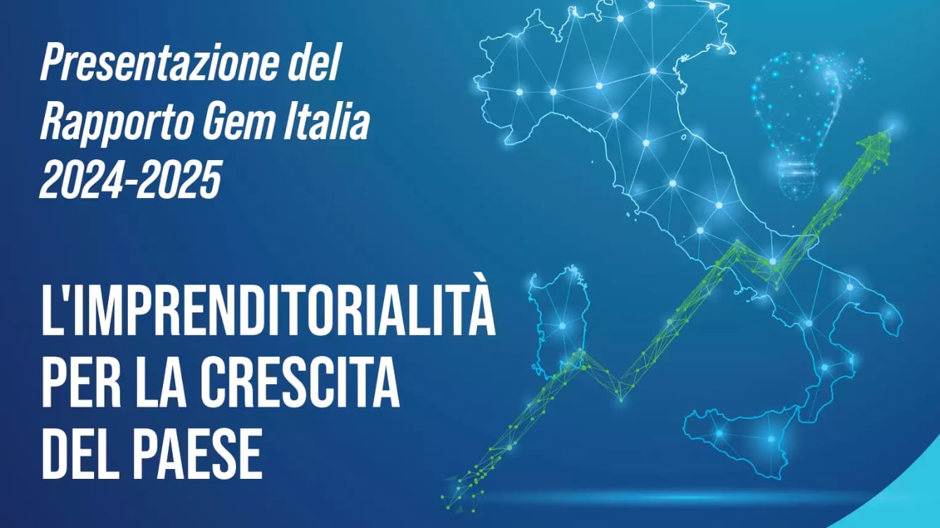 Rapporto GEM Italia 2024-2025, Italia al 34° posto per propensione imprenditoriale e avvio nuove imprese