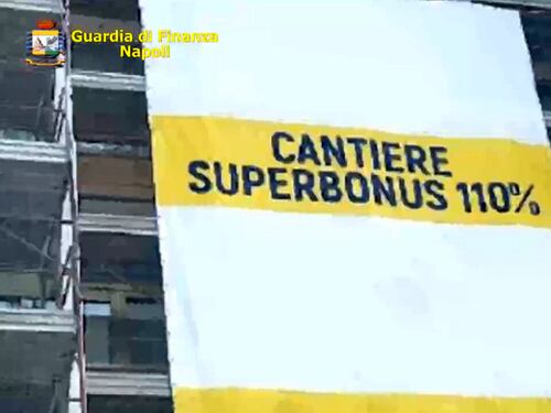Maxi truffa sul Superbonus, sequestrati a Napoli 115 milioni di euro
