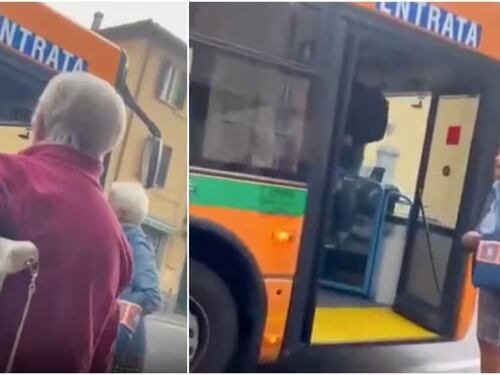 L'autista anti-anziani: "Tutti giù dal bus"