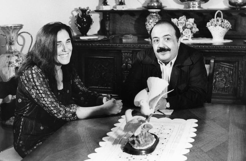 Mamma Ebe intervistata da Maurizio Costanzo per il programma Buona Domenica