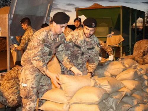 200 militari impegnati contro il maltempo