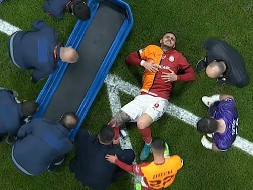 Icardi choc, stagione finita: rottura del crociato anteriore