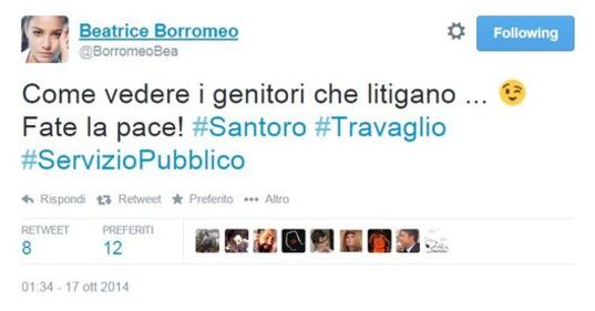 L'ironia di Twitter sulla lite Santoro - Travaglio 8