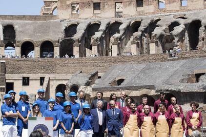 L'inaugurazione del "nuovo" Colosseo 1