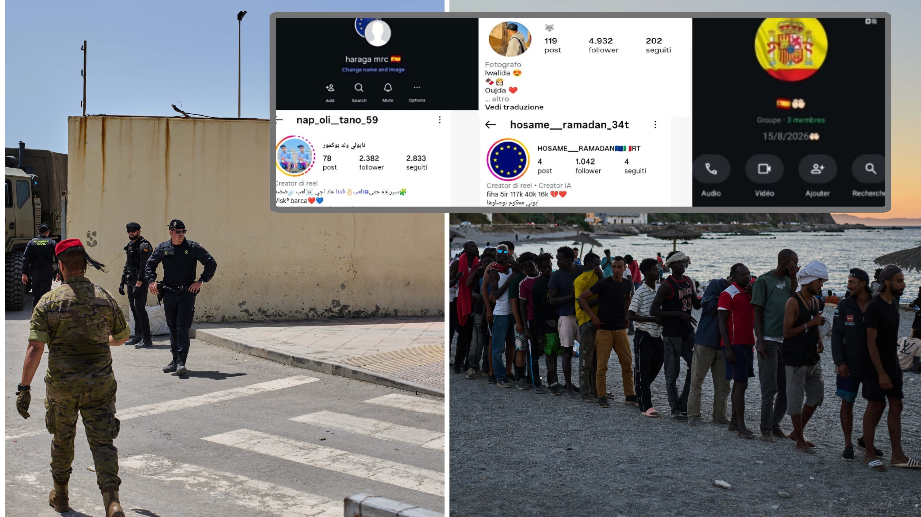 Ceuta migranti