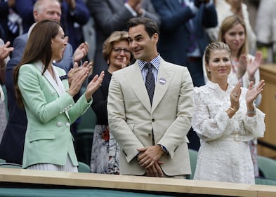 Roger Federer a sorpresa a Wimbledon 2