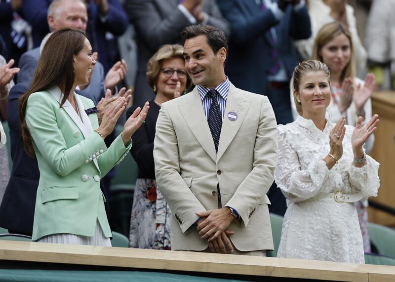 Roger Federer a sorpresa a Wimbledon 2
