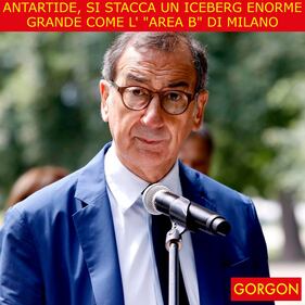 La satira del giorno. Si stacca un iceberg enorme 1