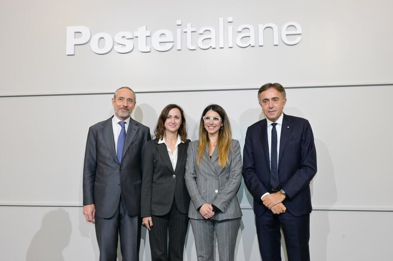 La cerimonia di premiazione del premio giornalistico Tg Poste 4