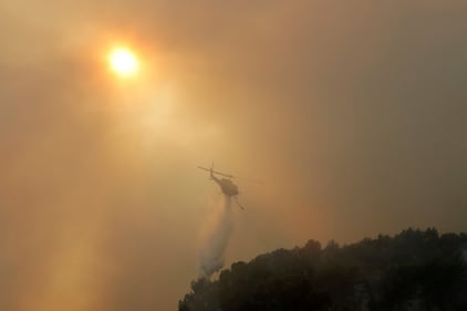 Francia, incendio in Costa Azzurra 7