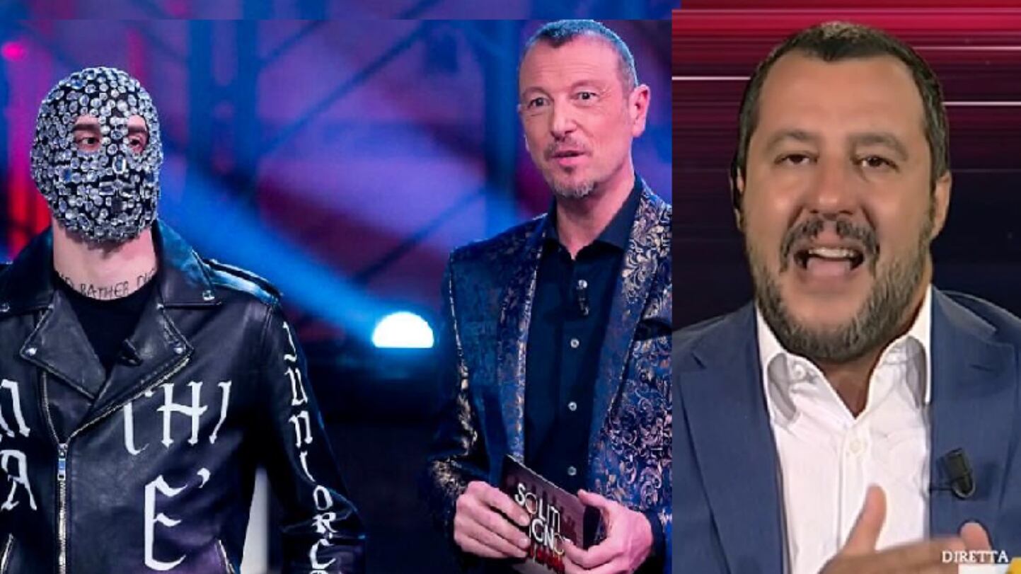 Matteo Salvini contro Amadeus: "Junior Cally non a Sanremo!"