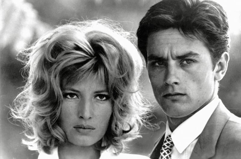 Monica Vitti e Alain Delon in "L'eclisse"