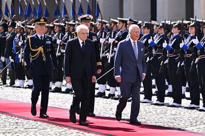 Carlo III e Camilla, primo giorno in Italia 12