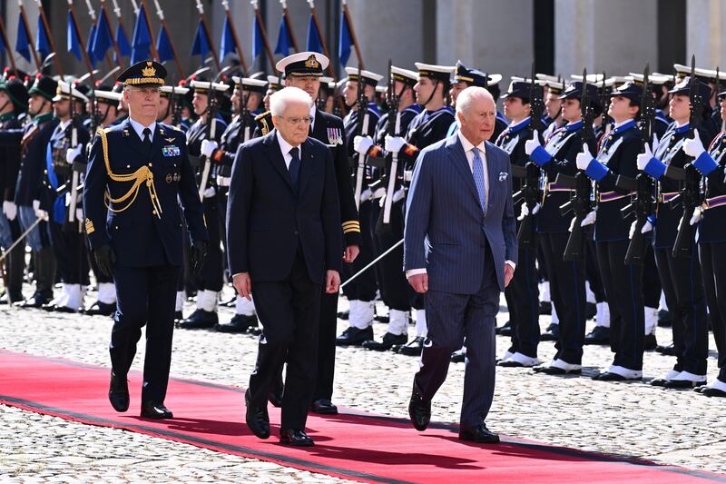 Carlo III e Camilla, primo giorno in Italia 12