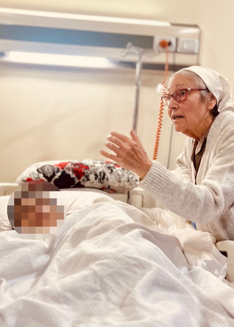 I bambini palestinesi all'ospedale Umberto I del Cairo 8