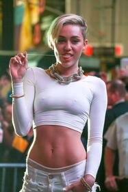 Miley Cyrus presenta il nuovo album con stelline sui capezzoli 2