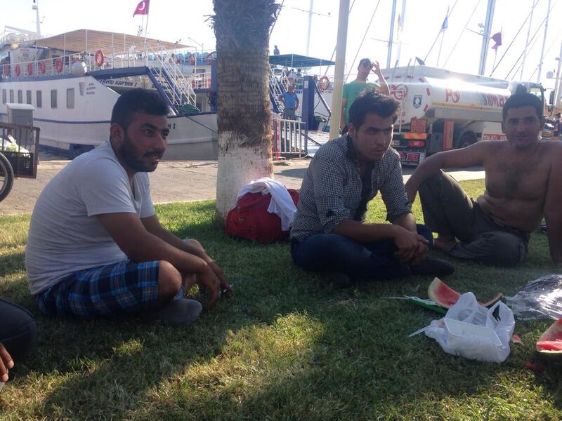 Bodrum, i bimbi dei profughi nel porto degli yatch 13