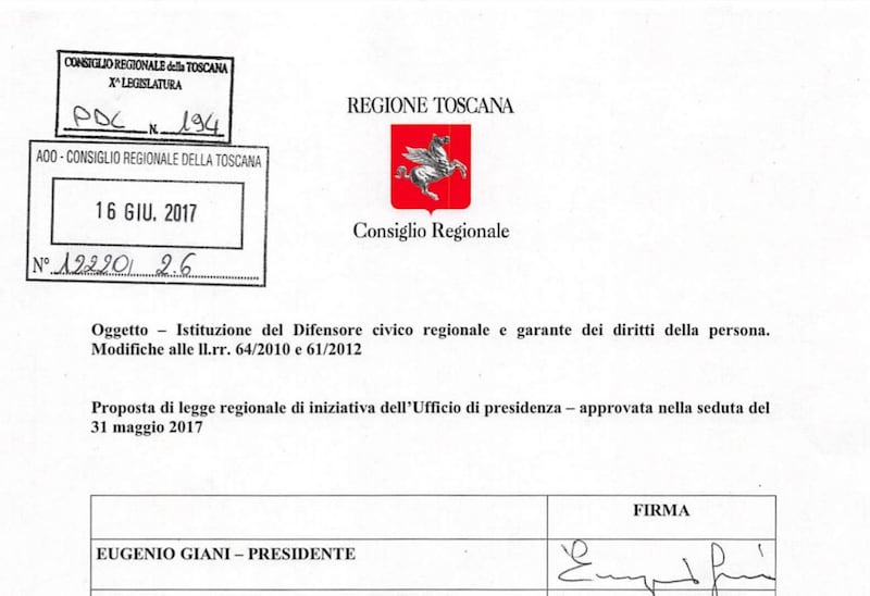 eugenio giani firma
