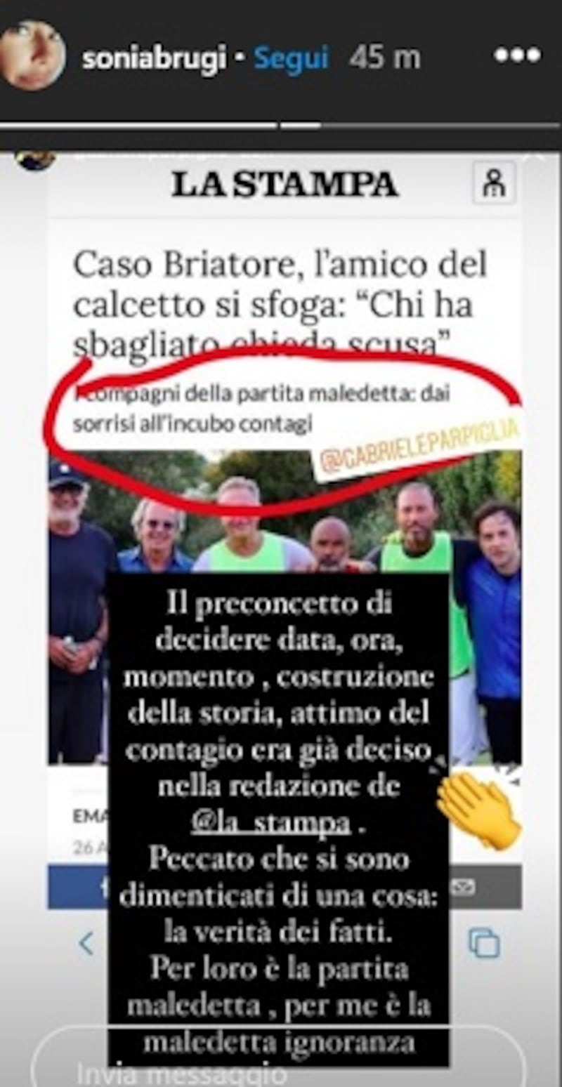 Sonia Bruganelli social