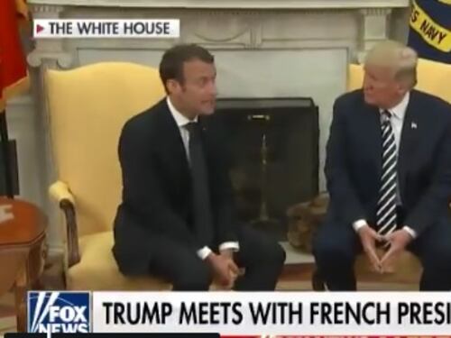 Trump e Macron vanno d'amore e d'accordo. Ma non sul nucleare in Iran