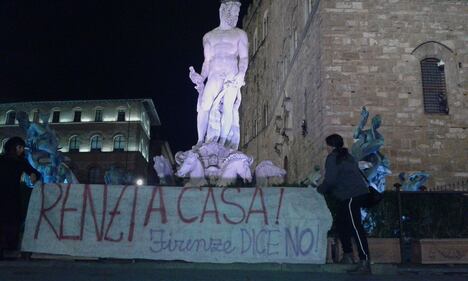 Celebrazioni in piazza della Signoria a Firenze 7
