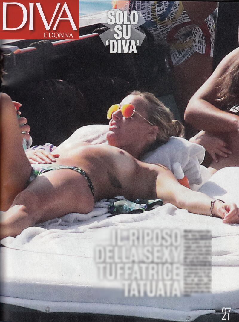 Tania Cagnotto si mostra in topless 2
