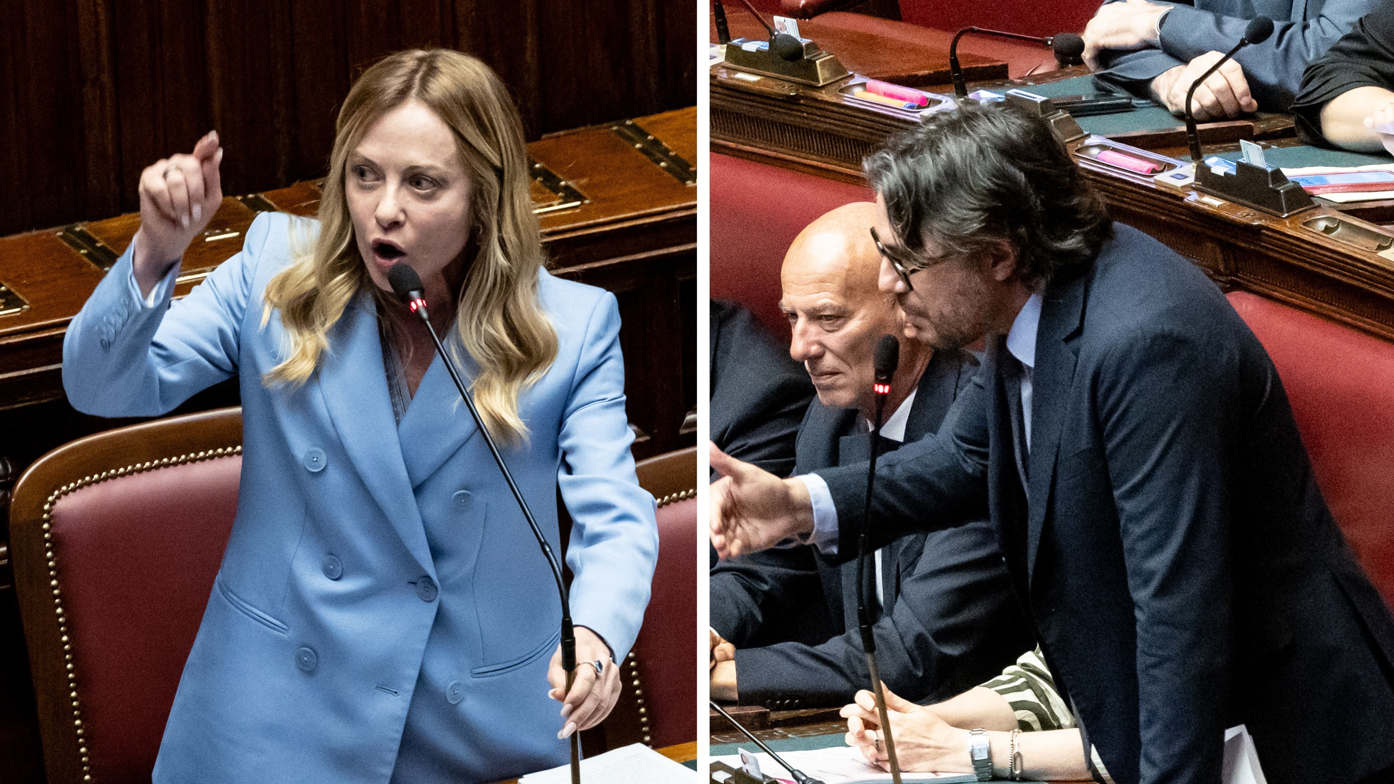 La vergogna del grillino Silvestri in Aula: "Meloni indossa le ginocchiere". Lei lo asfalta: "Non accettate che sia arrivata qui senza scorciatoie"