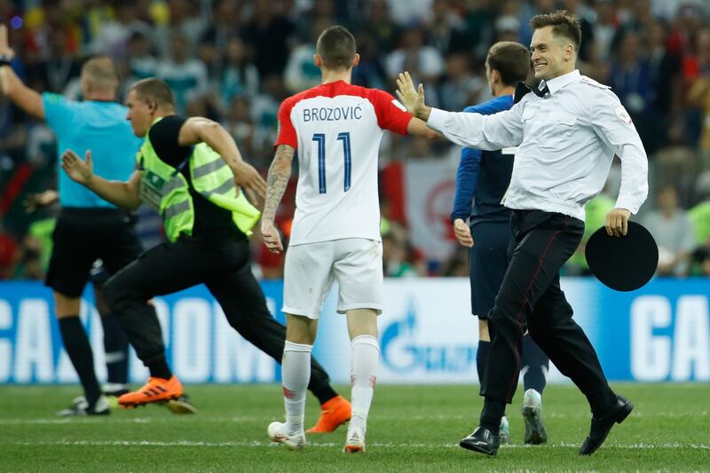 Invasione di campo durante la finale dei Mondiali 15
