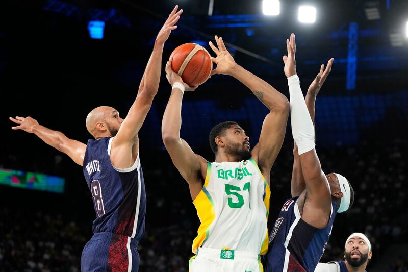 Bruno Caboclo Brasile USA Parigi 2024