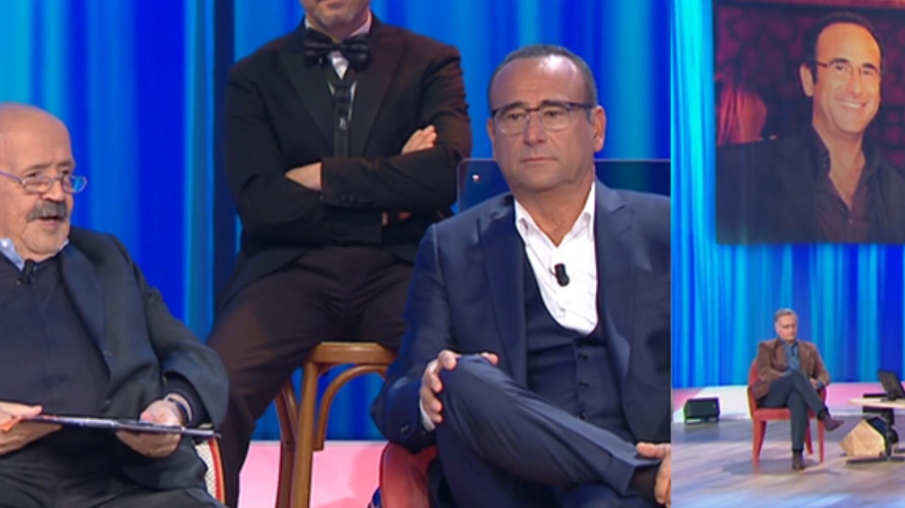 Maurizio Costanzo Show: Carlo Conti ricorda Fabrizio Frizzi, "sostituirlo è stato difficile"