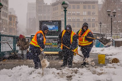 New York sotto la neve 16