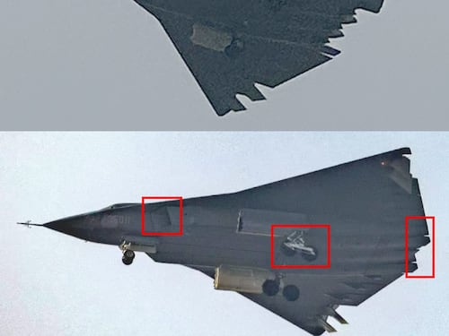 Motore con spinta vettoriale: lo strano particolare del nuovo caccia cinese J-36