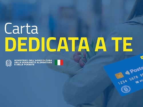 Carta “Dedicata a te” dal 4 novembre: 500 euro, ecco come funziona