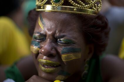 La disperazione dei tifosi brasiliani 5