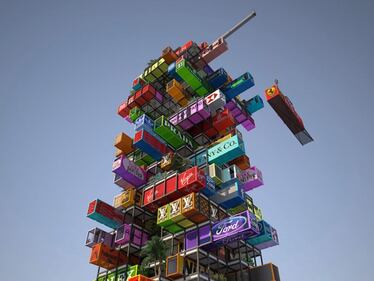 Un palazzo come Tetris, le case sono container 1