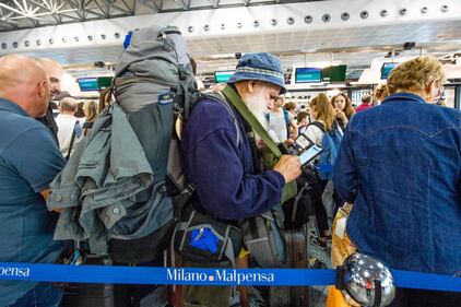 Code al checkin aeroporto Malpensa 5