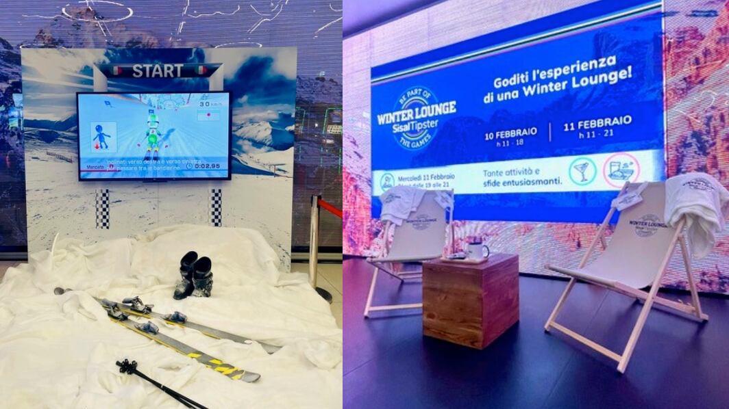 Sisal Wincity, lo spirito olimpico in città con Winter Lounge-Be Part of the Games