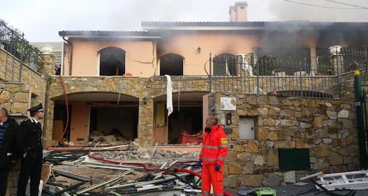 Esplosione in villa a Sanremo: Garko in ospedale 4