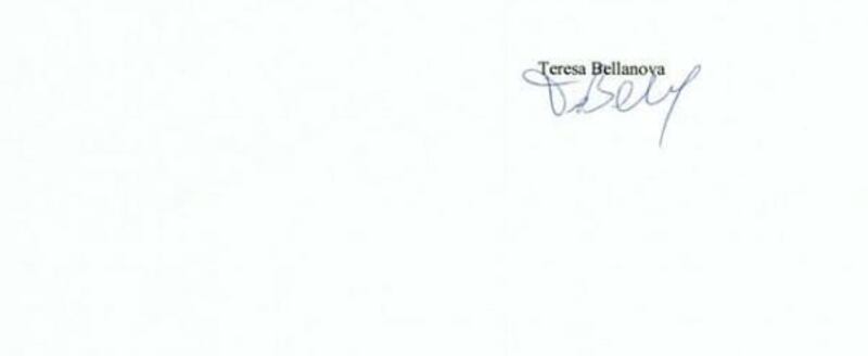 firma teresa bellnova