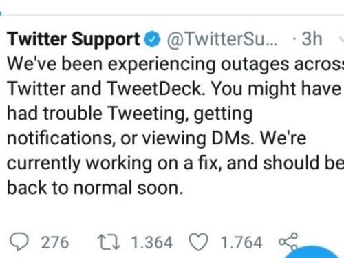 Twitter è andato in down: problemi in tutto il mondo