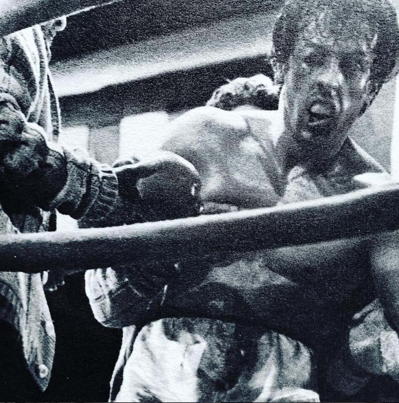 Sylvester Stallone nelle foto di scena di Rocky 8